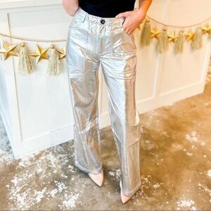 Silver Cargo pants